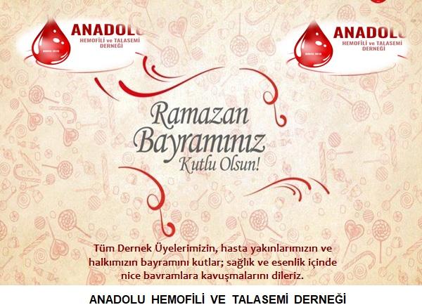RAMAZAN BAYRAMINIZ KUTLU OLSUN