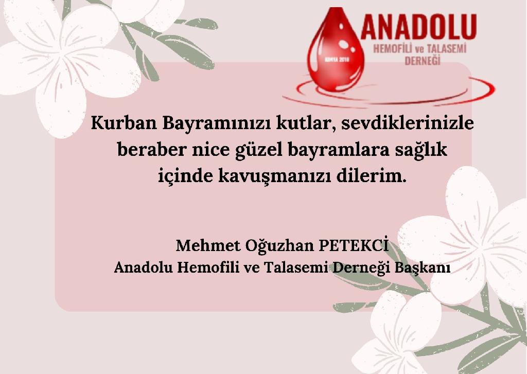 KURBAN BAYRAMINIZ KUTLU OLSUN