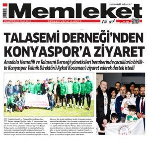 BASINDA KONYASPOR ZİYARETİMİZ