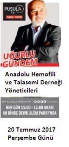 HEMOFİLİ PUSULA WEB TV DE KONUŞULACAK