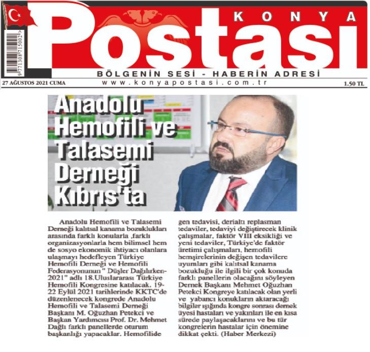 BASINDA BİZ- KONYA POSTASI GAZETESİ